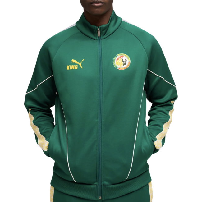 2026-2027 Senegal KING Anthem Jacket (Green)-SoccerKits Hub | Buy Soccer Jerseys Online